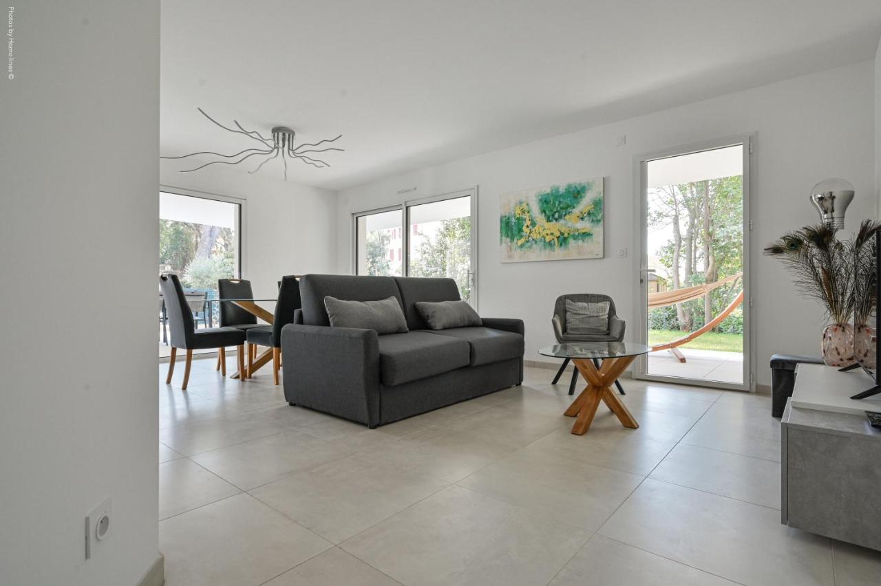 T3 Neuf - C13 - Jardin-Terrasse Et Piscine - Acces Direct Plages Et Centre Village Saint-Cyr-sur-Mer Exteriör bild